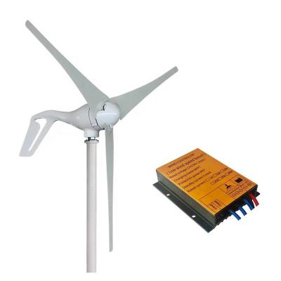 China 3/5pcs Wind Turbine Generator 400w 3 or 5 Blades S3 series 12v 24v  48v Wind Generators and Windmill with Free MPPT Controller CE for sale