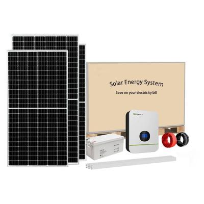 China Home/Comecial/Industrial Complete Off Grid Solar System 2kw Solar System Price 10Kw 12kw 15kw 20Kw 30Kw Solar Panel 30Kw System For Houses for sale