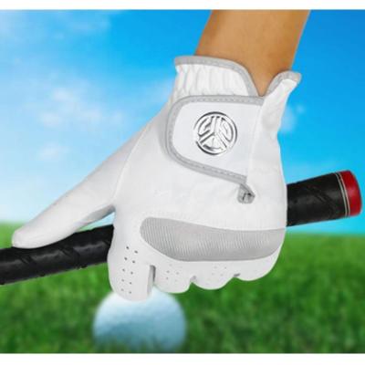 China Mens Leather Left Hand Golf Glove for sale