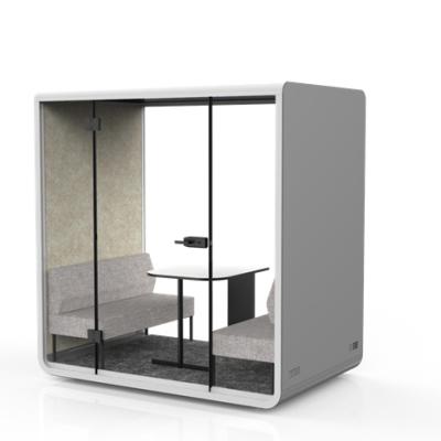 China Steel Plate Function Innovative Mobile Phone Booth Office Meeting Soundproof Pod for sale