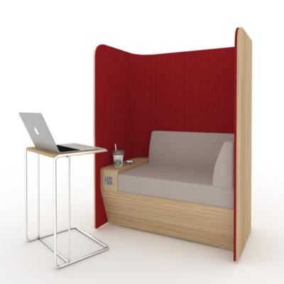 China High Quality Lodon Teleohone Soundproof Booth Space Office Chatting Privacy Sofa Seating Meeting Pod for sale