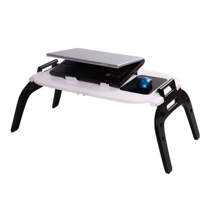 China Wholesale Cooling Folding Table Laptop Bed Study Pad (Height) Adjustable Table ABS Laptop for sale