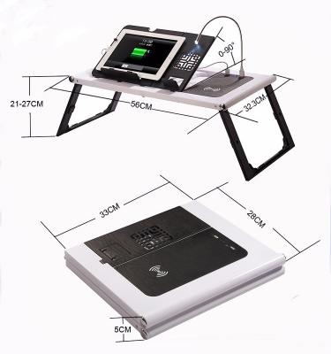 China (Size) High Quality Adjustable Portable Ergonomic Plastic Foldable Bed Tray For Home School Laptop Table Office for sale