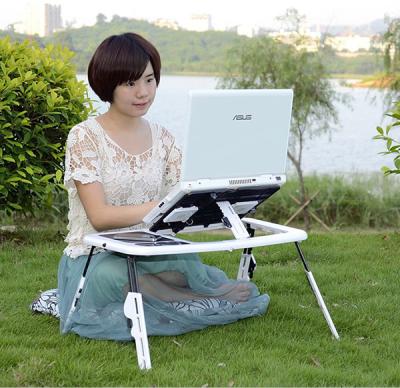 China High Quality Universal Portable Adjustable Laptop Desk Bed (Height) Adjustable Folding Table for Laptop for sale