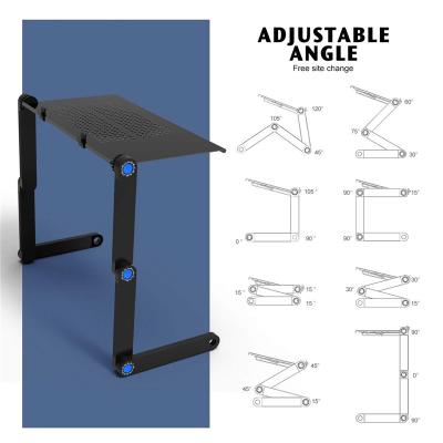 China High Quality Universal Portable Adjustable Laptop Desk Bed (Height) Adjustable Folding Table for Laptop for sale