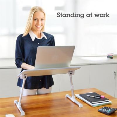 China (Size) Multi-Function Adjustable Standing Portable Laptop Desk Study Laptop Folding Desk For Bed for sale