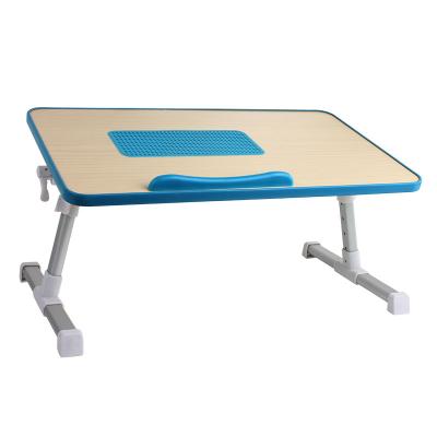 China Eco-friendly Best Selling MDF Laptop Table Portable Adjustable Folding Desk For Bed for sale