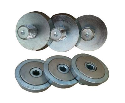 China Bushing Threaded Magnet with Zn plated, Socket Magnets, Magnetic Socket Holder for sale