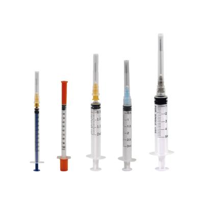 China Hospital Medical Devices Medical Wholesale Colored Disposable Syringe For Single Use (CE, ISO) for sale