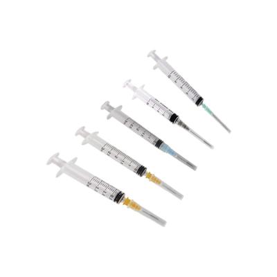 China Hospital medical factory direct sales of medical disposable sterile syringe of various models contains needle syringe for sale