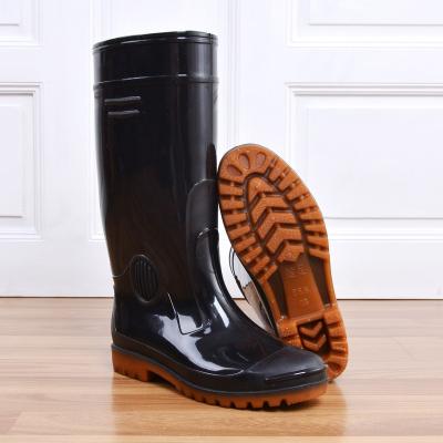 China High Top Waterproof Fishing Plastic Rain Boots Wear Resistant Work Rain Boots Shoes Men Waterproof for sale