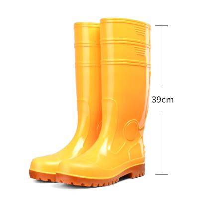 China Men's Work Boots Waterproof Kitchen Waterproof Rain Protection Construction Work Rubber Shoes for sale