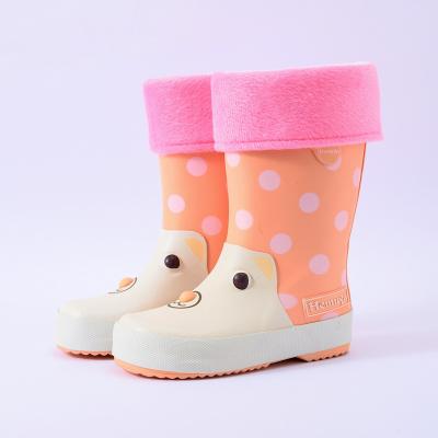 China Fashion trend manufacturers sell cartoon pattern rain boots children's fashion non-slip waterproof rain boots for sale