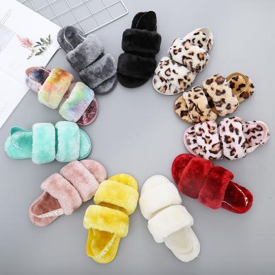 China Autumn And Winter Lambswool Slippers Women Slippers Breathable Indoor Warm Women Home Slippers for sale