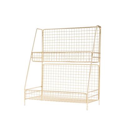 China Hot Sale Convertible Desktop Decorative Rack Morden Living Room Organizer Home Mount Metal Wall Shelf for sale