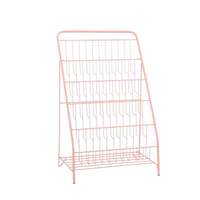 China Durable Freestanding Metal Kids Bookshelf For Kids Room 32 In Unit Toy Organizer Large White Stable Bookshelf Bookcase Bookcase for sale