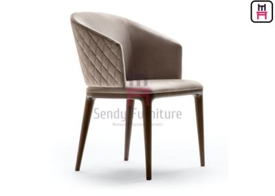 China Ash Wood Leg Dining Chair Diamond Stitch For Retaurant/hotel en venta