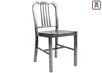 Chine Chaises dinantes extérieures d'Emeco de marine en métal en aluminium de selles avec le dos incurvé brillant à vendre