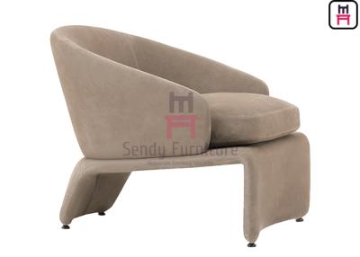 China Gewebe-Sperrholz-Messingfüße 0.8cbm polsterten Sofa Chair zu verkaufen