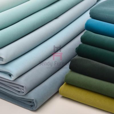 China Machen Sie 1.8m Breiten-Möbel-Farbpalette 450g/M Velvet Linen feuerfest zu verkaufen