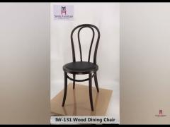 Rustic Style Vienna Walnut Bentwood Cafe Chairs For Hotel / Office / Home