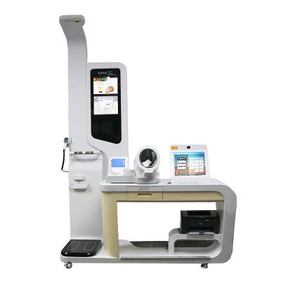 중국 Hospital Pharmacy Self Service Terminal Medical Screening Blood Pressure Health Check Hospital Kiosk Manufacturer 판매용