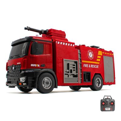 China Huina RC Model 1562 1/14 Scale Radio Control Toys 22CH Simulation RC Fire Engine Fire Truck With Water Spray for sale