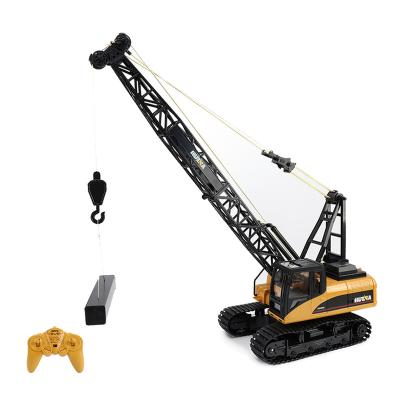 China Huina RC Model 1572 1/14 Scale 15CH RC Alloy Crane Truck 2.4G Radio Control Toys RC Engineering Vehicle Toys for sale