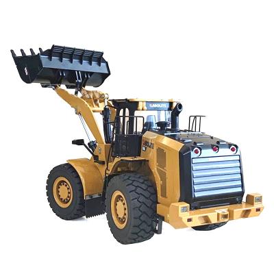 China RC Model Huina Kabolite 1/16 RC Alloy Bulldozer Hydraulic Truck 2.4G With Brushless Motor Radio Control Toys for sale