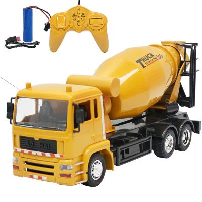 China 8 CH Radio Control Toys Model Remote Control Toy Simulation Mixer Electric Dump Truck With Sound/Light for sale