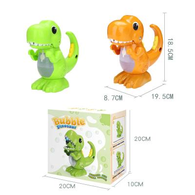 China JJRC V06 Dinosaur Bubble Machine One Key Bubble Light Music Plastic Cute Automatic Bubble for sale