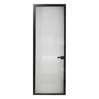 China Water Resistant Exterior Modern Aluminum Bathroom Sound Insulation Ghana Metal Toilet Doors Design Sliding Frosted Glass Price Bangladesh for sale