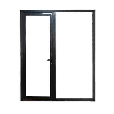 China Sound Insulation Aluminum Alloy Frame French / Moderns Casement Door for sale