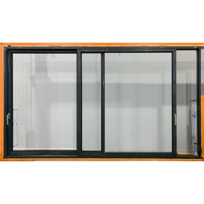 China Stained Sound Insulation Aluminum Double 96 x 80 Glass Interior Sliding Doors from Philippines Design with Grid Design for sale