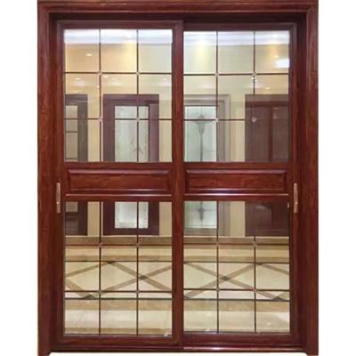 China Black Waterproof Aluminum Patio Double Glazed Tempered Laminated Waterproof Single Sliding Patio Door Australia Standard for sale