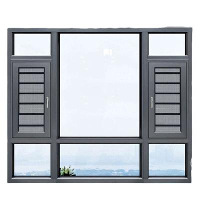 China Folding Screen French Hurricane Used Aluminum Impact Casement Windows for sale