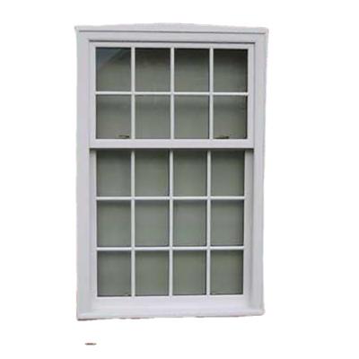 China Black Folding Screen Upvc PVC American New Construction Home Windows Single Two White 30x54 Replacement Double Hung Vinyl Windows for sale