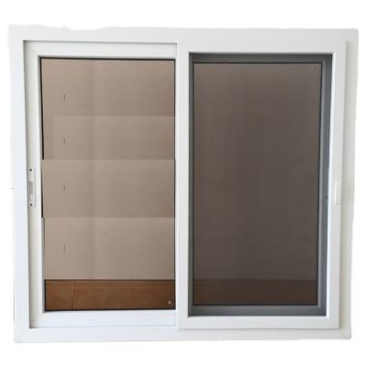 China Waterproof Luxury Double Glazed PVC Upvc Home Windows Doors 2 Panel Double Sliding Glass Door Slide And Pane Window for sale