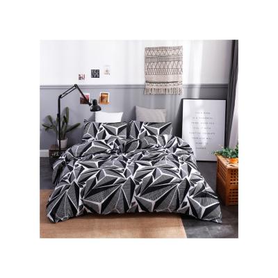 China Wholesale High Quality Brushed Microfiber Anti-pilling Quilting Blanket Set Comforter Cover Set Duvet Cover Set for sale