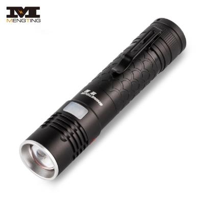 China USB Charging Long Range Police COB Hunting Super Bright Powerful USB Rechargeable Mini Torch Tactical Led Flashlight for sale