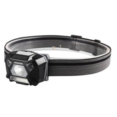 China Ultra-bright Waterproof Plastic Camping Usb Led Head Lamps Current Camper Increasing Sensor Headlamp Rechargeable COB for sale