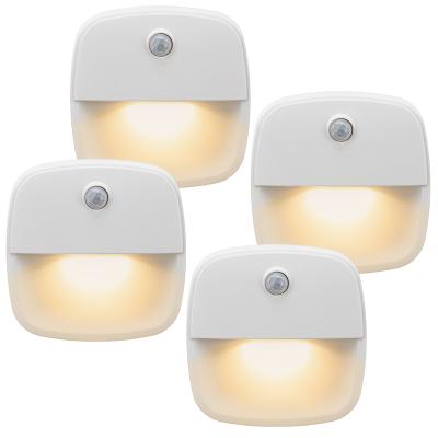 China Human Body Sense Smart LED Motion Sensor Stair Light Baby Night Sensor Indoor Battery Operated Light Sensor+Light For Home for sale