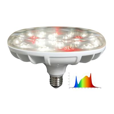 China Seed starting Cusomik 4000K 660nm full spectrum e26 e27 b22 bulb grow light 90/120 degree 20w UFO grow light for flowers for sale