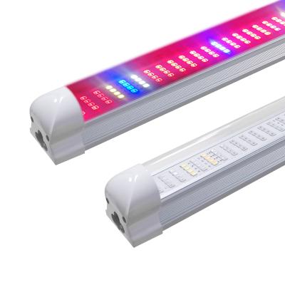 China Seed Starting Cusomik 60cm 90cm 120cm T8 Integration To Grow Light Tube 4 Tiers 2835 SMD 10W Tube To Grow Light for sale