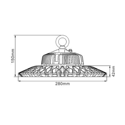 China Seed Starting Unique Shenzhen Design CE & RoHS Approved Aluminum Luminous Body UFO Led Grow Light for sale