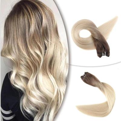 China Silky Straight Wave Wholesale Top Selling Products Double Drawn Weft 100% raw hairrussian hair for sale