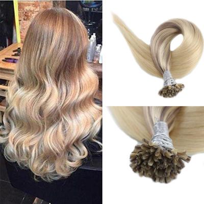 China Wholesale silky straight wave top selling products to double hair 100% indian raw hair u-tip hair u-tip for sale