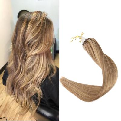 China Wholesale Silky Straight Wave Top Selling Products To Double Hair 100% Raw Pulled Hair Micro Ring Hair for sale