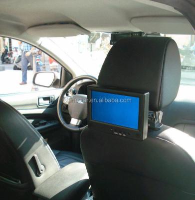 China Taxi 7 Inch LCD Cab Car Taxi Headrest Advertising Video Screen for sale