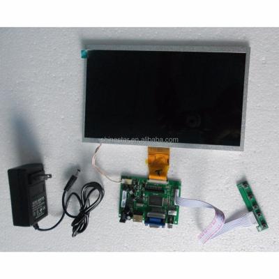 China DIY 10 Inch Frameless LCD Monitor Display With VGA Support HD AV Input Ports For Frameless PC Car POS for sale